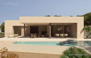 Chalet en La Fustera. Exclusiva villa con sótano y vistas al mar a 400m de la playa en