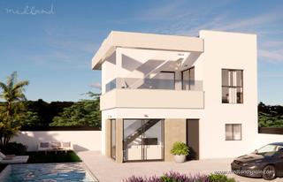 Chalet en Desamparados - Hurchillo - Torremendo. Villa con 3 dormitorios, solárium y piscina privada en vistabell