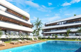 Appartement à Las Lomas de Rame-Bahía Bella. Apartamentos en planta baja con 3 dormitorios, amplias terrazas