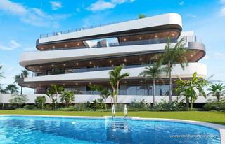 Apartament a Las Lomas de Rame-Bahía Bella. Apartamentos en planta baja con amplias terrazas y vistas panorá
