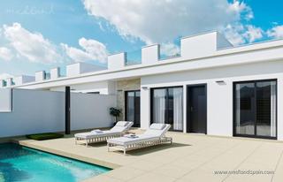 Chalet à Roldán. Chalet adosado de una sola planta con solárium y piscina privada