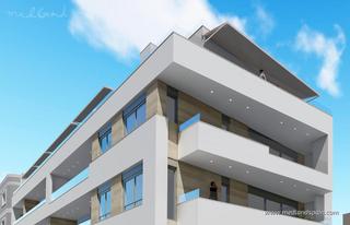 Apartamento en Las Piscinas Naturales. Ático dúplex de 3 dormitorios a 250 m de la playa en torrevieja