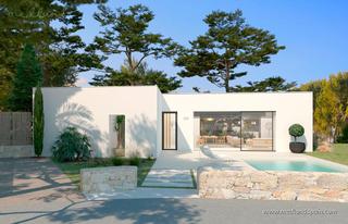 Chalet en Lomas de Campoamor - Las Ramblas. Exclusiva villa de 3 dormitorios y piscina privada en las colina
