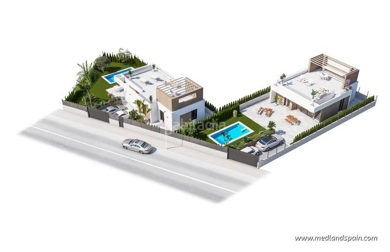 Foto f3795d21-7f46-4f2e-910b-4f5f647e973b. Chalet villas contemporáneas de 3 dormitorios en una sola planta , con piscina privada en Vera