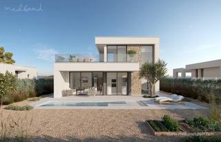 Xalet a Hacienda del Álamo Golf. Villas modernas en hacienda del álamo con vistas al golf y pisci