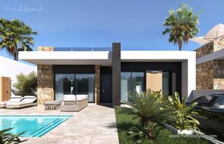 Chalet in Rojales. Chalet en una planta con 3 dormitorios, solárium y piscina priva