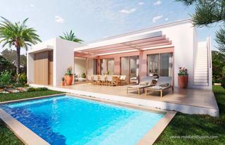 Chalet en Desamparados - Hurchillo - Torremendo. Villa en una planta en vistabella golf con 3 dormitorios, solári