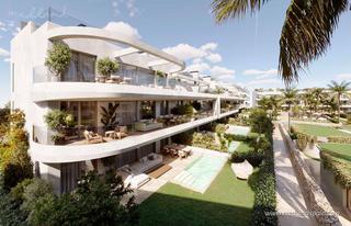 Appartement à Bahía Dorada. Dúplex en estepona con 3 dormitorios, sótano y piscina