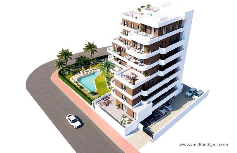 Foto 0ec54a1a-0232-4e2c-81df-59a787225e0e. Apartamento  en planta baja con 2 dormitorios y gran terraza en Guardamar del Segura
