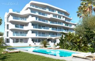 Apartamento en Torre de la Horadada. Ático turístico en mil palmeras con vistas al mar, a 200m de la