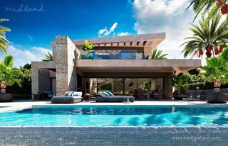 Chalet à Desert Spring Golf. Villa de 3 dormitorios en resort de golf con piscina privada en
