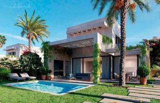 Chalet à Desert Spring Golf. Villa de 4 dormitorios en palomares con piscina privada y amplio
