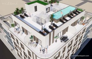 Apartamento en El Acequión. Ático de 2 dormitorios en torrevieja, a 60m de la playa