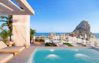 Apartment in Marisol Park - Ortembach - Los Almendros. Áticos de 3 dormitorios en calpe con solárium privado, a 400m de