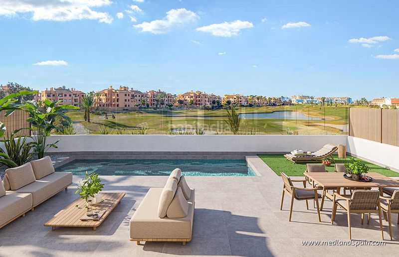 Foto c7ec090c-1c8c-4ca9-89f6-2ff647431d1e. Chalet mit pool in Las Lomas de Rame-Bahía Bella Alcázares (Los)