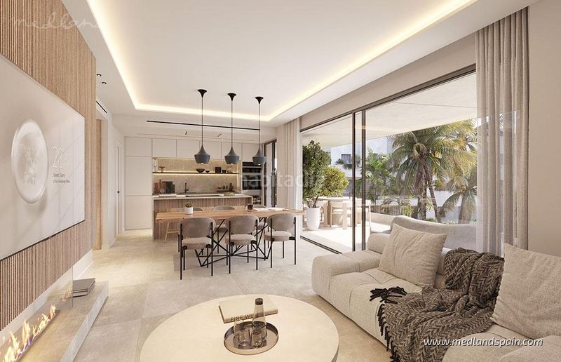 Foto 739b73e1-b366-423c-b022-6c48ee8581ca. Apartamento  con 2 dormitorios, jardín y piscina privada en Estepona