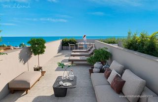 Apartament a Los Narejos_Punta Calera. Áticos de 2 dormitorios con solárium, a 250 m de la playa en los