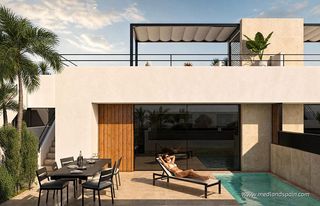 Maison jumelée à Condado de Alhama. Villas adosadas de una sola planta con 3 dormitorios, jardín y s