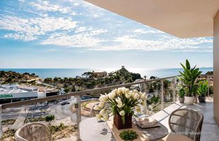 Apartament a Plans-Gasparot. Áticos con solárium y vistas al mar, a 500 m de la playa en vill