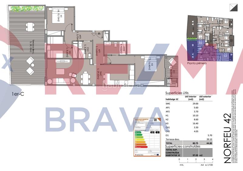 Foto 38845da6-c528-4204-94ec-066ade90c9df. Appartement dans Roses - cl cap norfeu 42 dans Centre Roses