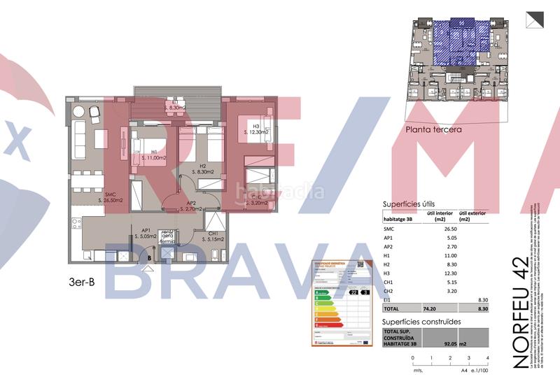 Foto c9128ff0-5089-461d-aafd-b82063413d1e. Appartement dans Roses - cl cap norfeu 42 dans Centre Roses