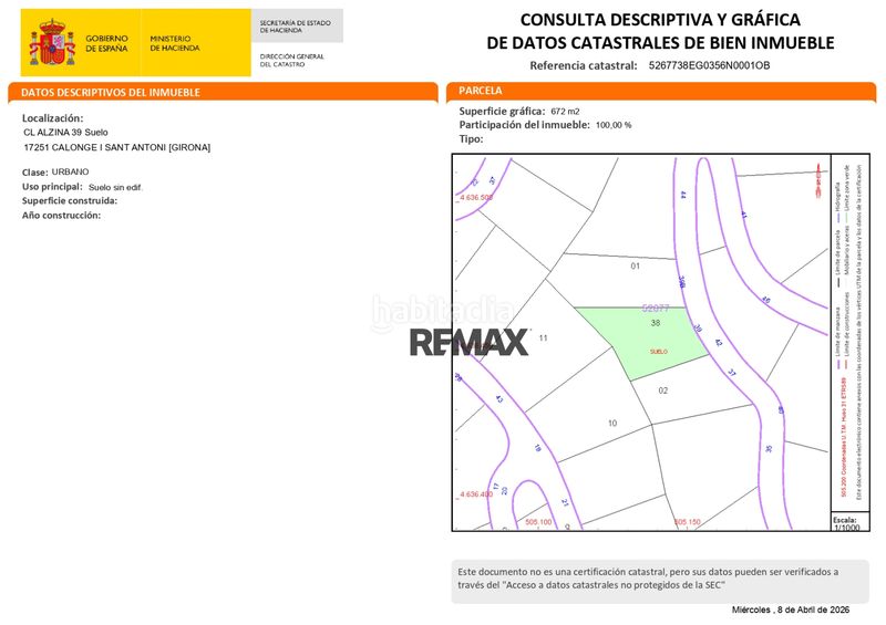 Foto e57ce01a-e1e9-4771-93df-a7d2bd4e45d7. Terreny residencial a Mas Pere-Río de Oro Calonge