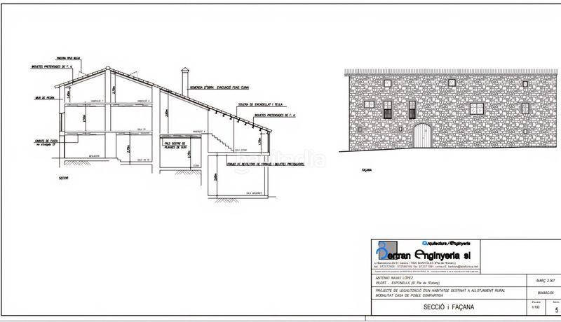 Foto dd66d3d1-8c23-49a9-bed5-41e73bdc9612. Xalet amb calefacció piscina a Esponellà