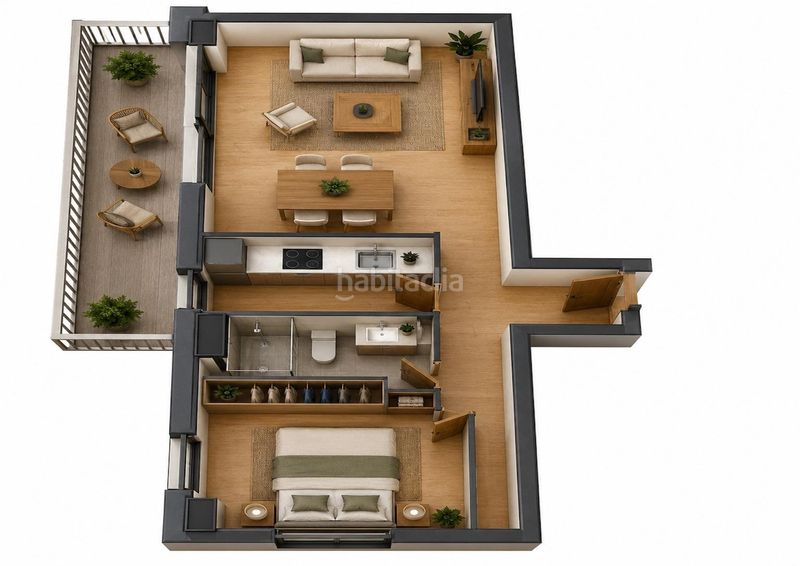 Foto 390b3367-04f0-4fb7-9022-dcd2763d8ccc. Apartament amb calefacció piscina a Eixample Mataró