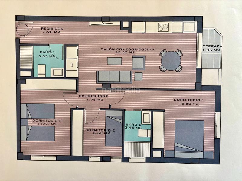 Foto c5c4cbb4-40d6-401f-8c1d-806e42ae4799. Appartement avec parking piscine dans Centro San Juan de Alicante