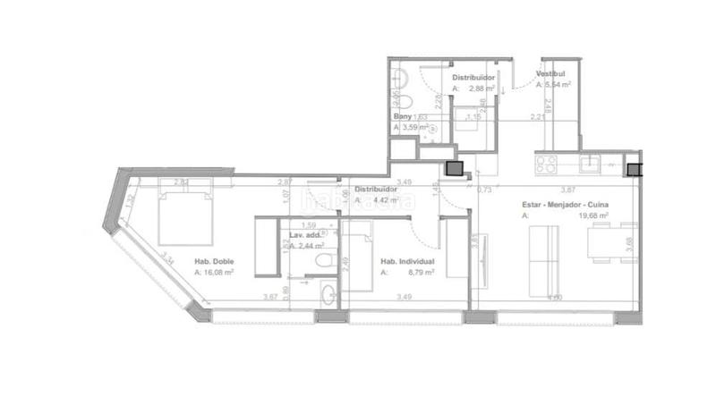 Foto f78fd6a2-ce9d-455a-85d3-3231e6d45747. Appartement dans carrer las Navas de tolosa 270 dans Barcelona