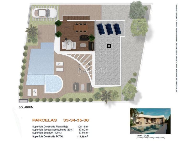 Foto ce6bf234-8859-4dae-81f6-49072b579169. Chalet última parcela disponible crea tu propio paraíso, jardín y piscina privada! en Montesinos (Los)