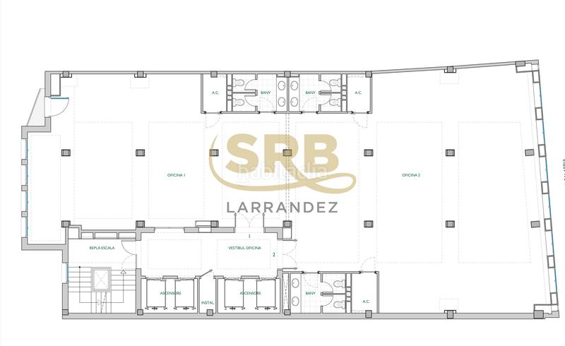 Foto 3d317d18-ea6a-4889-bc4e-5504d610e53b. Rent office space with heating parking in La Nova Esquerra de l´Eixample Barcelona