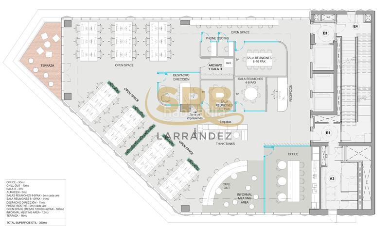Foto e4b911f2-d0f5-4ac9-8993-4f9f98b68426. Location bureau avec chauffage parking dans El Parc i la Llacuna del Poblenou Barcelona