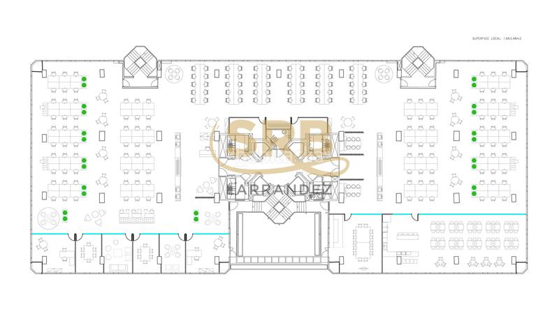 Foto a42e964d-9ffe-446c-97da-ae0b344e55b7. Location bureau avec chauffage dans Barri de les Corts Barcelona