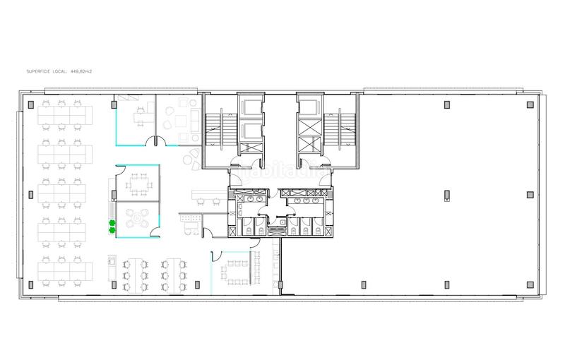 Foto 64a69e70-e231-4c26-9827-d59969839464. Miete büro mit heizung parking in Poblenou Barcelona