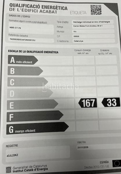 Foto 445bf77f-9386-420a-a5c8-3bf5f6762b61. Miete etagenwohnung mit heizung parking in El Sucre-El Nadal Vic