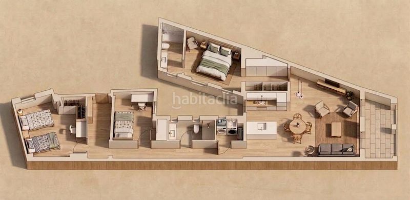 Piso vivienda exclusiva junto a plaza catalunya y calle pelayo, con piscina comunitaria en Barcelona