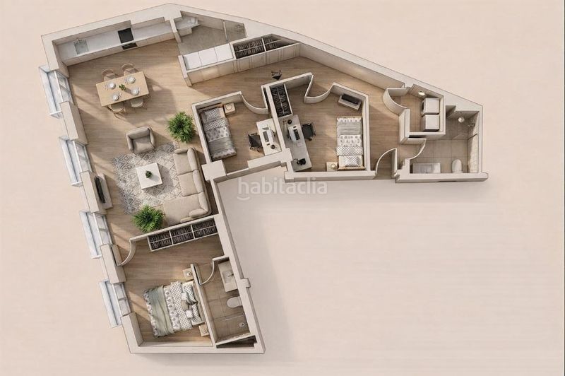 Piso vivienda exclusiva con piscina comunitaria en el corazón en Barcelona - Imagen 11