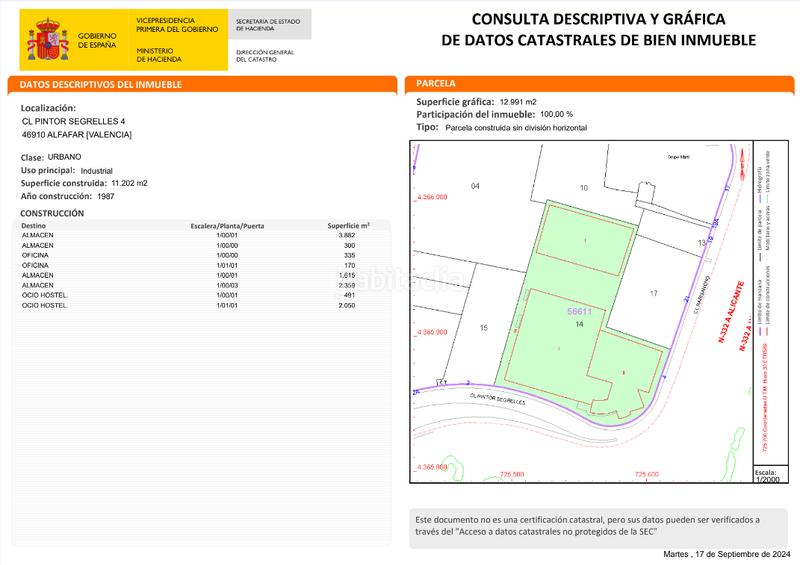 Foto ab2c6618-8ad2-4eb0-9ed8-572fd65600f2. Bâtiment à usage industriel dans carrer pintor segrelles 4 dans Alfafar