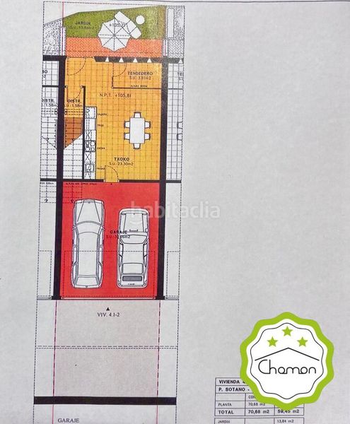 Foto f8e6abbb-86a5-437d-9f06-c451a1435b80. Casa adossada amb calefacció aparcament a Artatzu - Larraskitu Bilbao