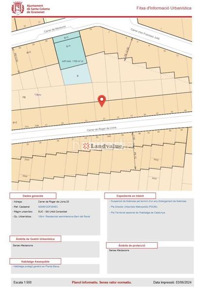 Foto 7e1d7712-d132-44d7-ba1f-da28be2af708. Terreny residencial a carrer de roger de llúria 33 a Santa Coloma de Gramenet