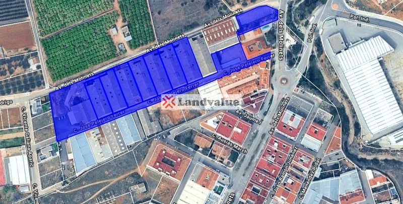 Foto baad0ca9-b67a-49c9-a5d4-0465bef1f233. Area edificabile industriale in dels molinets 39 in Vallada