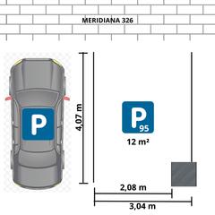 Aparcament cotxe a Avinguda meridiana 326. Plaza de parking en av. meridiana 326 – la sagrera, barcelona