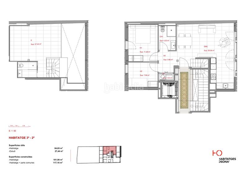 Foto aac85ca7-21a7-4926-be79-a859bee81b02. Appartement 102m<sup>2</sup> dans carrer nou 37 dans Nord Vic