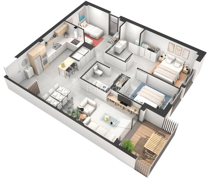 Foto 061cfec4-b236-465f-a0d1-d36aea24474d. Piso 110m<sup>2</sup> en avinguda de pius xii 29 en Estadi-Santa Anna Vic