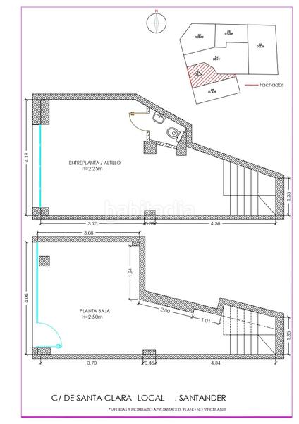 Foto 77125b66-481f-40a9-9e59-5bbf43fe1a8a. Location local commercial dans Centro - Ayuntamiento Santander