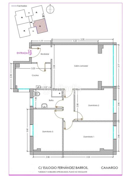 Foto c6a5e747-8f86-4954-908e-18cd29ce50a9. Flat with heating in Muriedas Camargo