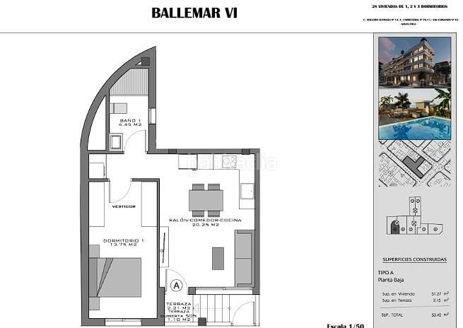 Foto 08987470-2e09-4b43-b006-890df7c0388a. Apartament amb calefacció aparcament piscina a Norte Santa Pola