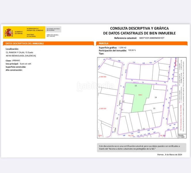 Foto 37bb1d98-2a4a-43e6-8bb0-c708984ff0f6. Terreny residencial a Benaguasil
