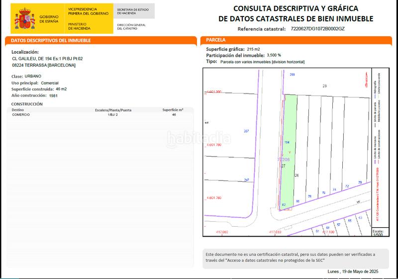 Foto adfbff3a-1f72-419c-b460-6c644d23d960. Local commercial dans carrer de galileu 194 dans Ca n'Aurell Terrassa